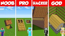 Minecraft Battle_ NOOB vs PRO vs HACKER vs GOD_ SECRET UNDERGROUND HOUSE BUILD CHALLENGE _ Animation