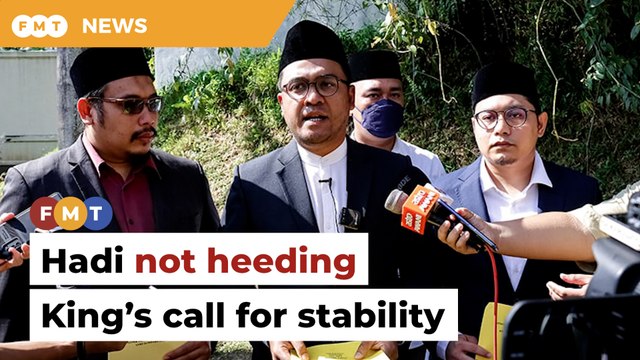 Hadi going against King’s call for political stability, says Amanah Youth