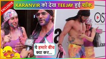 KaranVir Bohra Removes His T-Shirt, Wife Teejay Gets Embarrassed | AnviKiRasleela