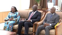 Le vice-Président de la République reçoit l’Archevêque de Bouaké et l’Évêque de Yamoussoukro