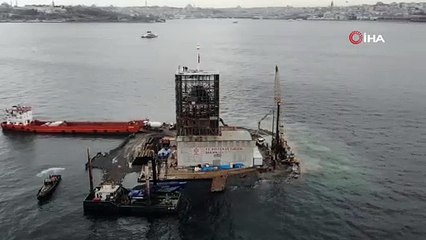 Herkes son halini merak ediyor! Kız Kulesi havadan görüntülendi