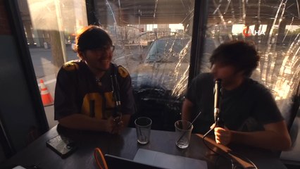 ABD'deki kaza anı röportaj kaydına yansıdı