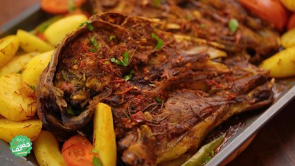 Tète d'agneau rôtit (Ras Allouche mosli) - Dbara Khef Lef EP 67