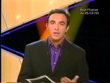 TF1 - 25 Décembre 2001 - Teaser, pubs, début quotidienne Star Academy (Nikos Aliagas)