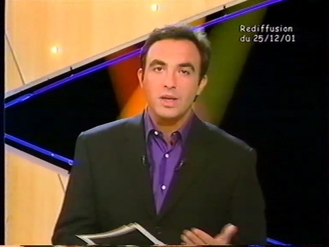 TF1 - 25 Décembre 2001 - Teaser, pubs, début quotidienne Star Academy (Nikos Aliagas)