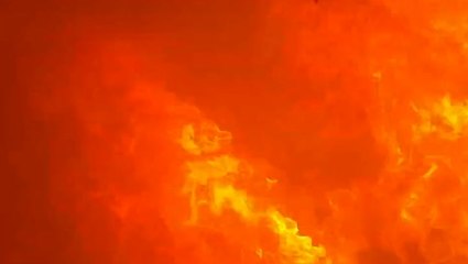 Moment lithium battery erupts into ball of fire at West Yorkshire home