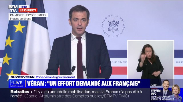 Réforme des retraites: La porte du gouvernement reste ouverte affirme Olivier Véran