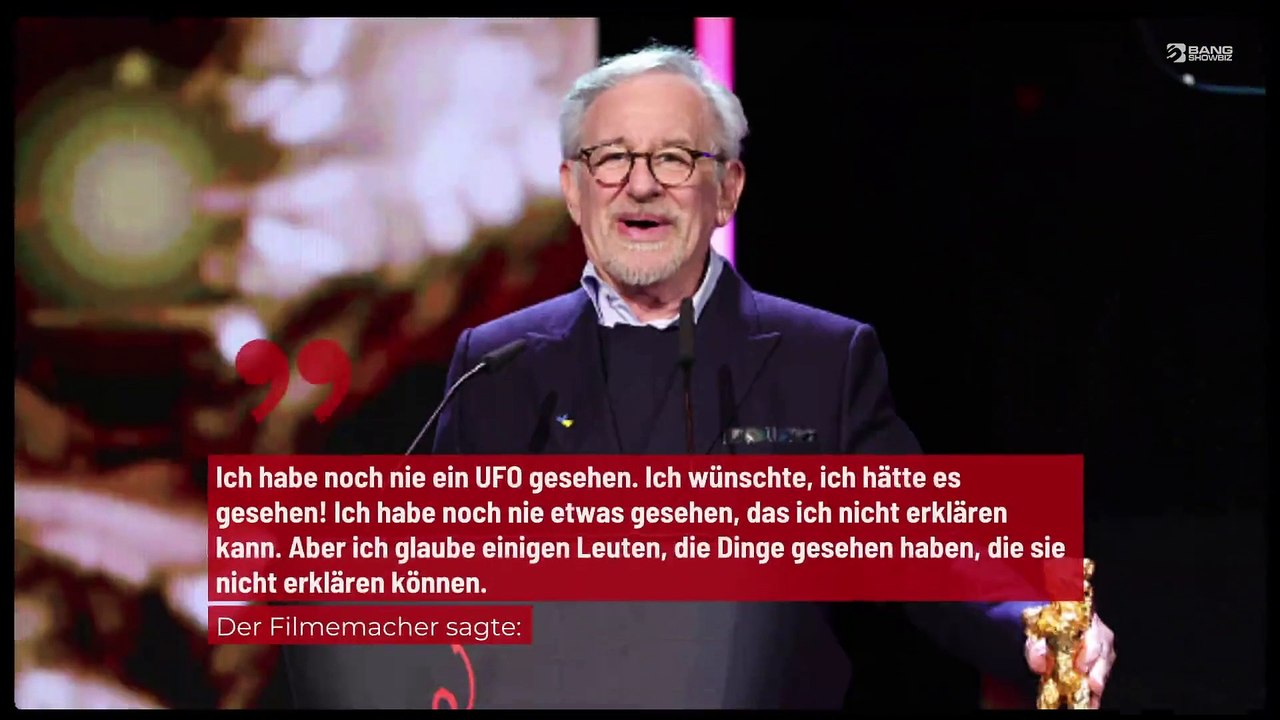 Steven Spielberg teilt seine Theorie über die Zunahme von UFO-Sichtungen