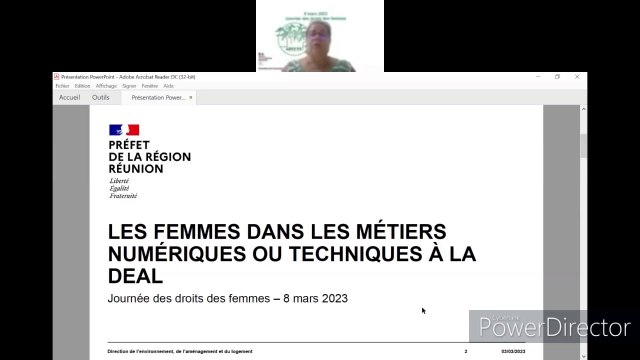 Les femmes dans les métiers numériques ou techniques à la DEAL Réunion - Journée des droits des femmes - 8 mars 2023
