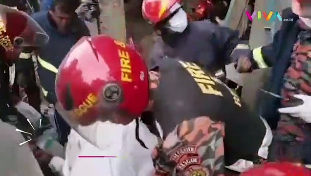 Ledakan Mematikan Guncang Bangladesh, Korban Tewas Tertimbun