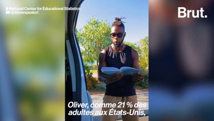 À 33 ans, il a décidé d'apprendre à lire