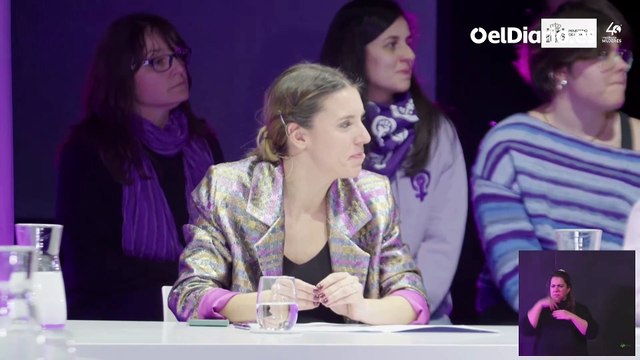 Interrumpen el acto del 8M e Irene Montero responde: Decir que una mujer trans no es una mujer es ir en contra de los derechos humanos