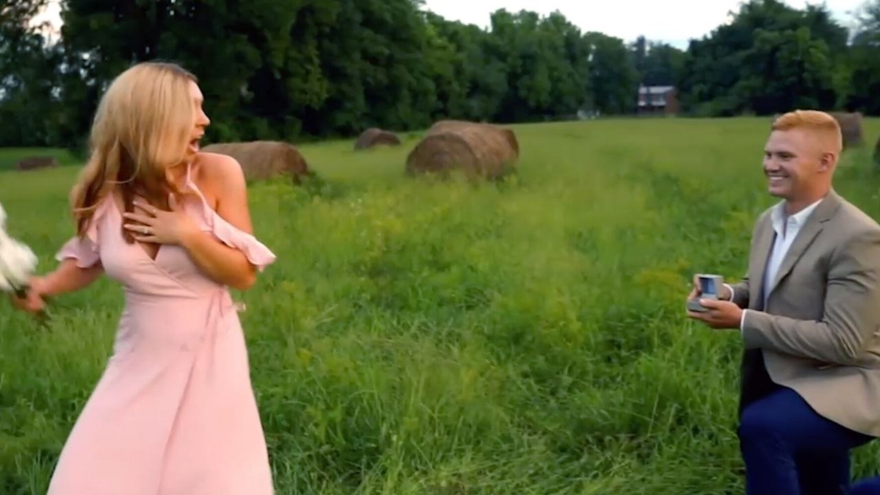 U.S. Marine Stages Photo Shoot For Surprise Proposal