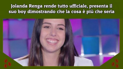 Jolanda Renga rende tutto ufficiale, presenta il suo boy dimostrando che la cosa è più che seria