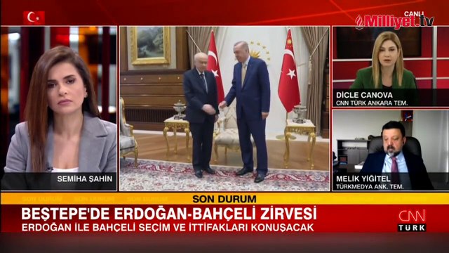 Beştepe'de seçim zirvesi! Gözler Erdoğan ile Bahçeli görüşmesinde