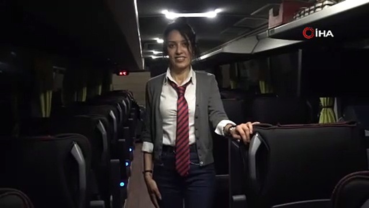 On yıldır hostesi olduğu otobüse kaptan şoför oldu