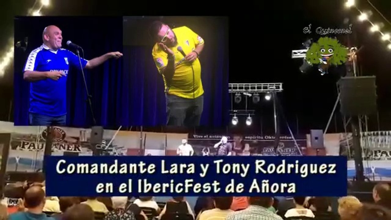 Comandante Lara y Tony Rodriguez - Chistes y Monólogos en El IbericFest #comedia #chistes #risa #humor #show