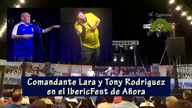 Comandante Lara y Tony Rodriguez - Chistes y Monólogos en El IbericFest #comedia #chistes #risa #humor #show