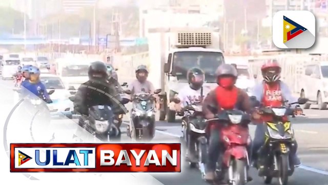 MMDA at QC LGU, nagtalaga ng exclusive motorcycle lane sa Commonwealth Ave.