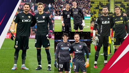 Download Video: Unik! Kiper Liga Spanyol Kompak Kenakan Jersey Serba Hitam