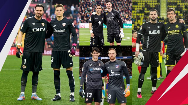 Unik! Kiper Liga Spanyol Kompak Kenakan Jersey Serba Hitam