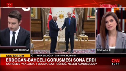 Beştepe'de seçim zirvesi! Gözler Erdoğan ile Bahçeli görüşmesindeydi