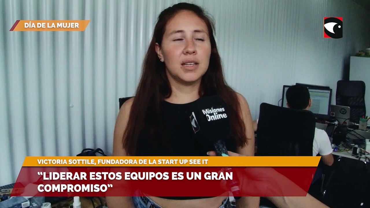 “Liderar estos equipos es un gran compromiso” destacó Victoria Sottile, fundadora de la Start Up See It
