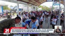 Mga mangingisdang apektado ng oil spill sa Oriental Mindoro, nakatanggap ng tulong ng GMA Kapuso Foundation | 24 Oras