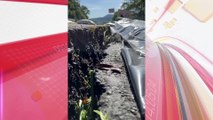 PRF interdita BR-277 após trecho da rodovia afundar; vídeo