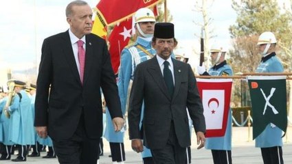 Brunei Sultanı Ankara'da! 5 anlaşma imzalandı, Cumhurbaşkanı Erdoğan'dan "Deprem" teşekkürü geldi