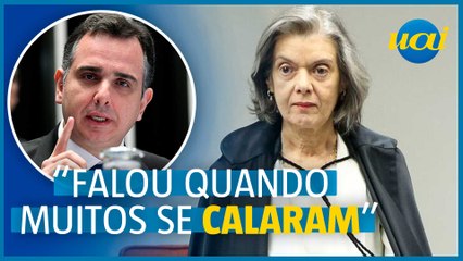 Cármen Lúcia elogia Pacheco ao citar atos golpistas