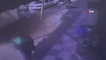 Kavga ettikleri şahsı 2 kattan aşağı attılar... Dehşet anları kamerada