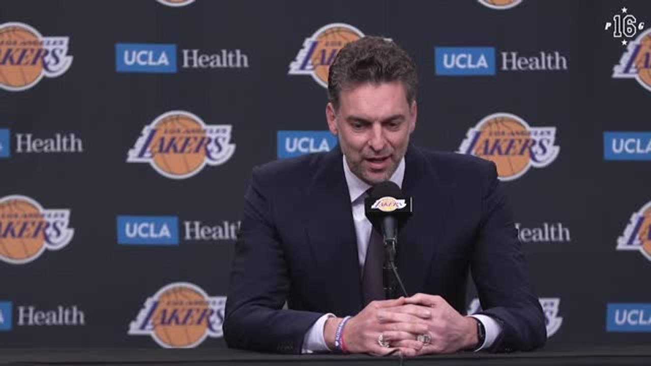 Gasol bedankt sich bei lakers für "besondere nacht"