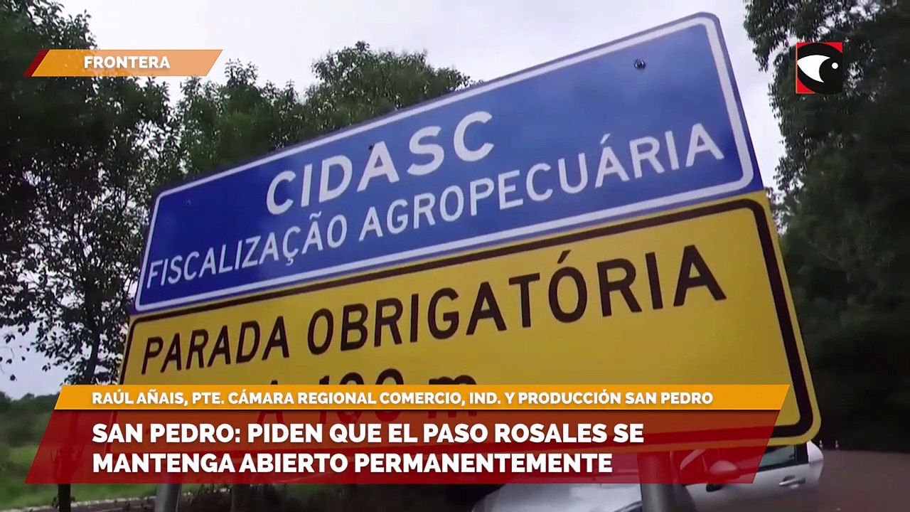 San Pedro: Piden que el paso rosales se mantenga abierto permanentemente