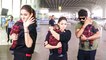 Nayanthara And Her Hubby Make Their First Public Appearance With Twin Boys