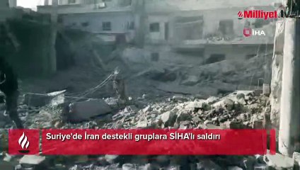 Suriye'deki İranlılara İHA saldırısı! 8 kişi öldü