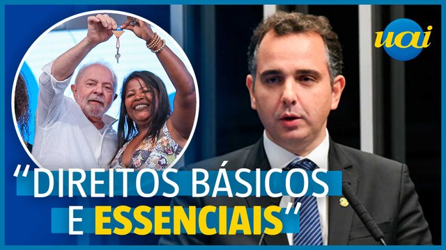 Rodrigo Pacheco elogia programas sociais de Lula