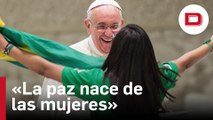 Francisco: «La paz nace de las mujeres, surge y se reaviva con la ternura de las madres»