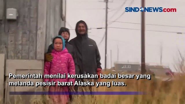 Pasca Badai, Pemerintah AS Menyisir Desa Terpencil di Alaska untuk Beri Bantuan.