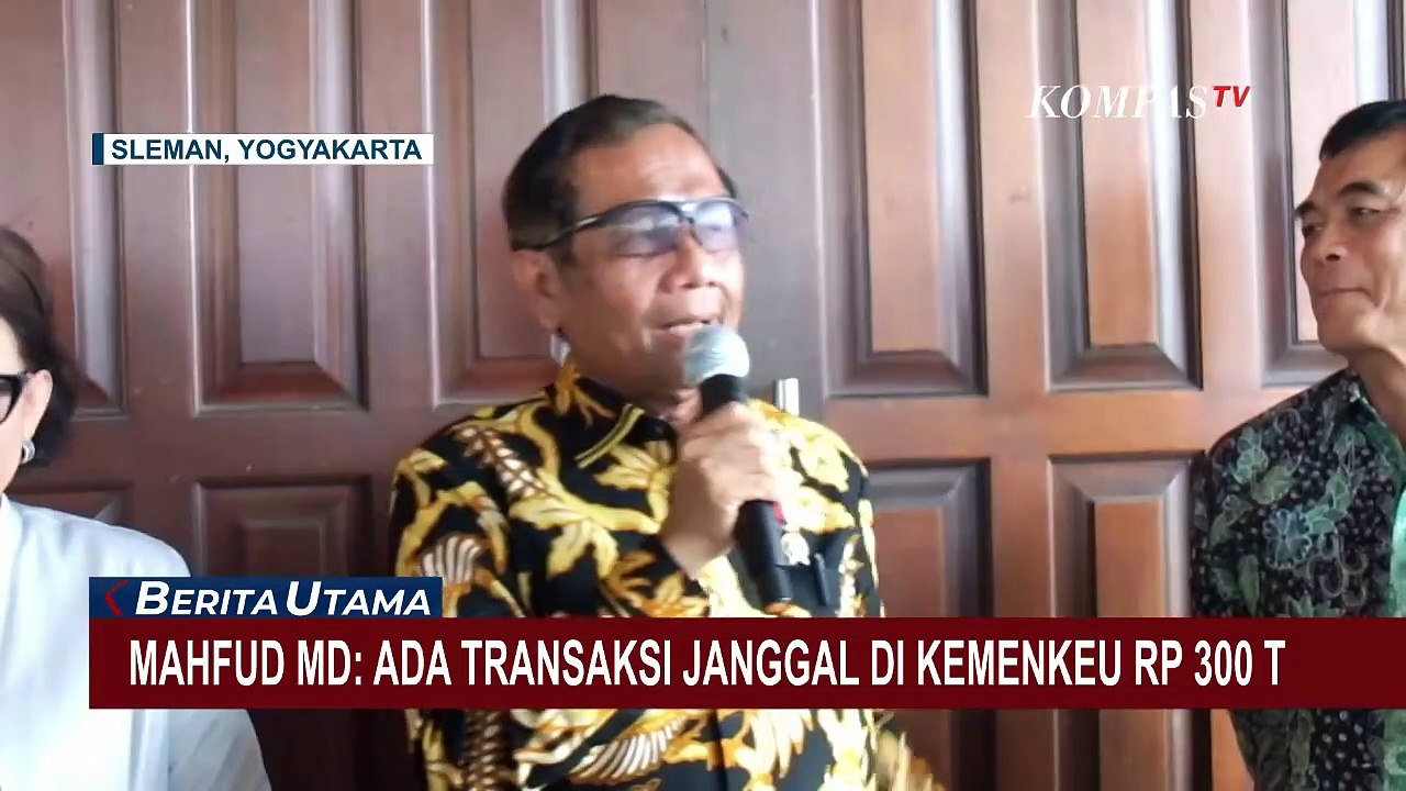 Mahfud MD Deteksi Ada Pergerakan Dana Mencurigakan Rp 300 Triliun di Kemenkeu!