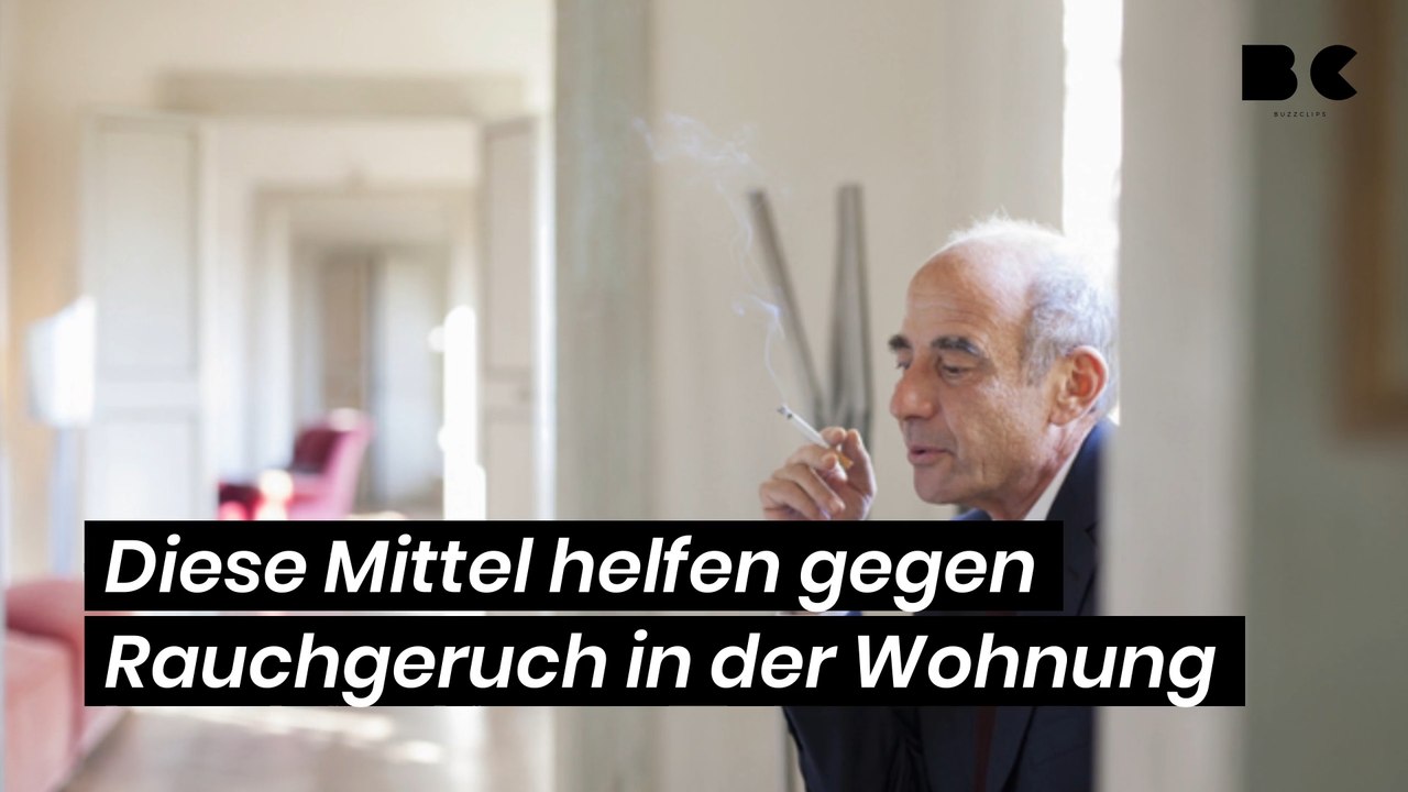 Diese Mittel helfen gegen Rauchgeruch in der Wohnung