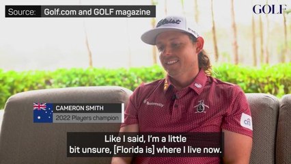 Banned defending champion Smith may spectate at the Players