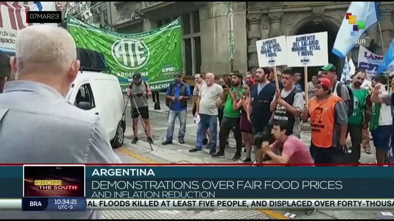 Argentineans protest against inflation and food prices