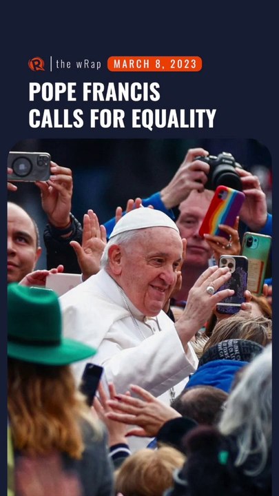Pope Francis says equal opportunities for women...