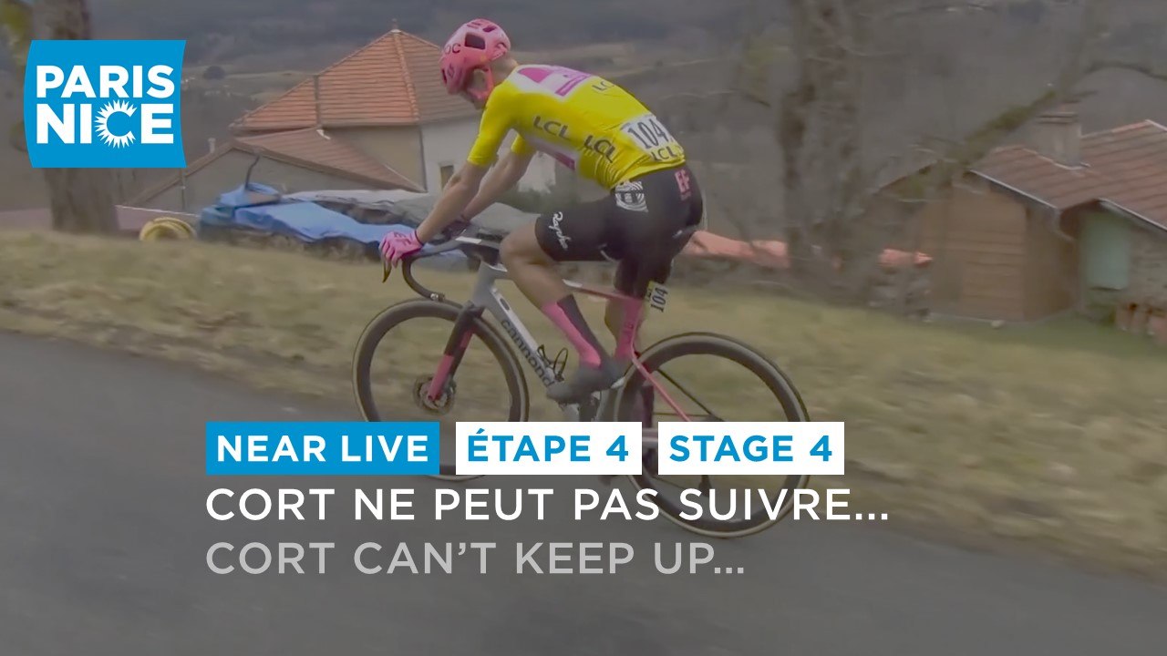 Cort ne peut pas suivre / Cort can't keep up - Étape 4 / Stage 4 - #ParisNice 2023