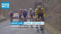 Vingegaard attaque / Vingegaard attacks - Étape 4 / Stage 4 - #ParisNice 2023