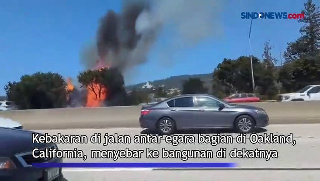 Kebakaran di Oakland Meluas, Petugas Kebakaran Luka Bakar