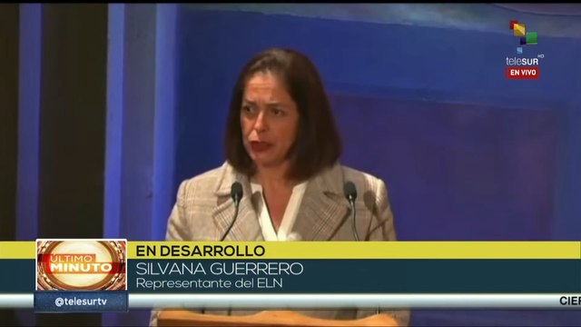 Lectura de acuerdos adicionales en la mesa de diálogos de paz entre el Gobierno de Colombia y el ELN