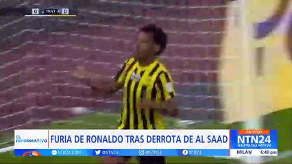 La furia de CR7 tras perder el clásico en Arabia Saudita y escuchar gritos en favor de Messi