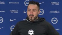 Brighton - De Zerbi répond à la rumeur l'envoyant à Tottenham